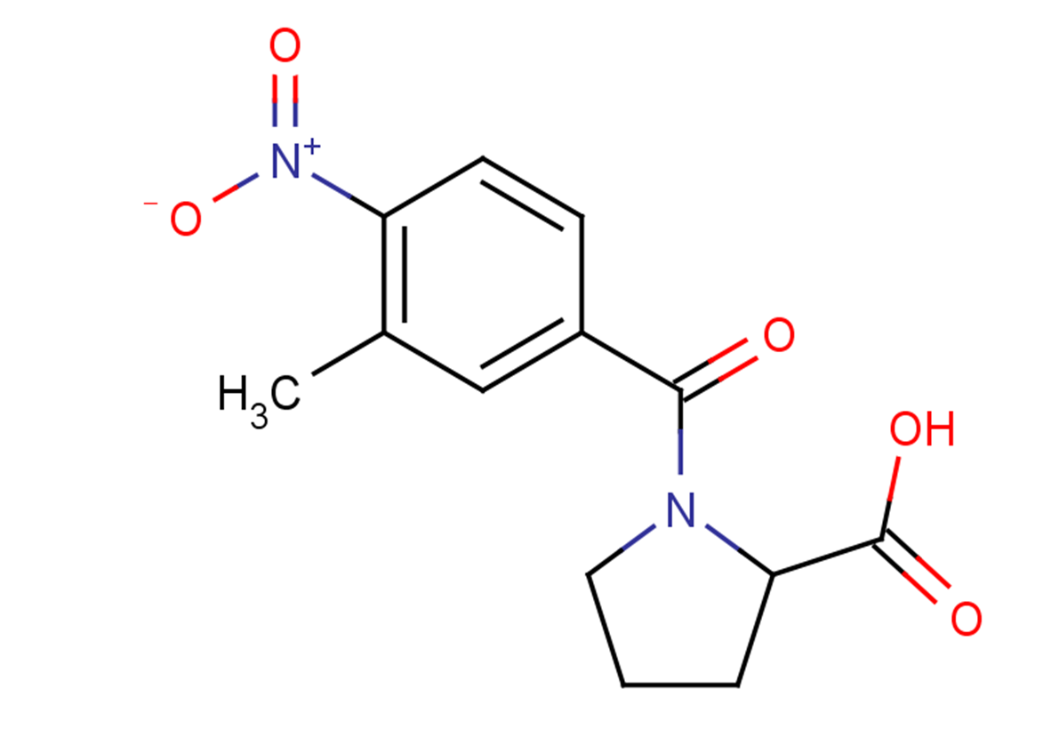 1-[(3-methyl-4-nitrophenyl)carbonyl]pyrrolidine-2-carboxylic acid