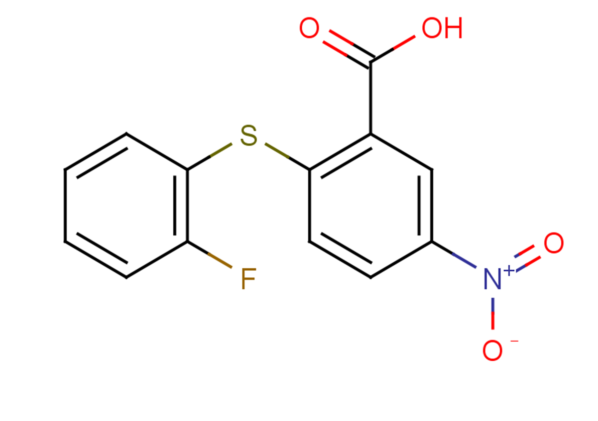 2-[(2-fluorophenyl)sulfanyl]-5-nitrobenzoic acid