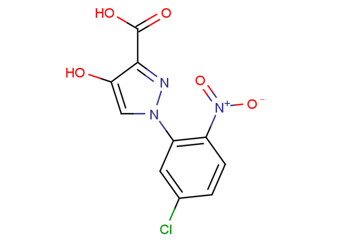 1-(5-chloro-2-nitrophenyl)-4-hydroxy-1H-pyrazole-3-carboxylic acid