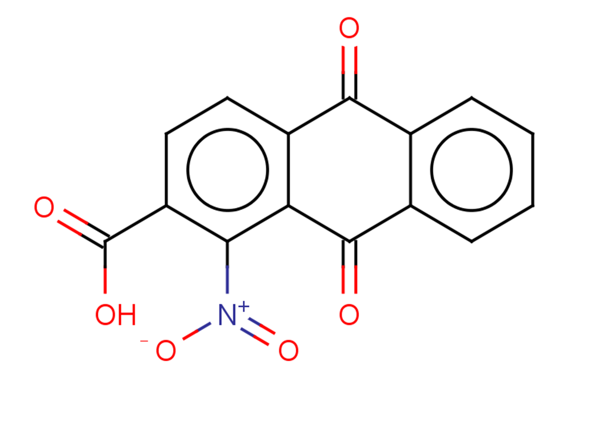 1-nitro-9,10-dioxo-9,10-dihydroanthracene-2-carboxylic acid