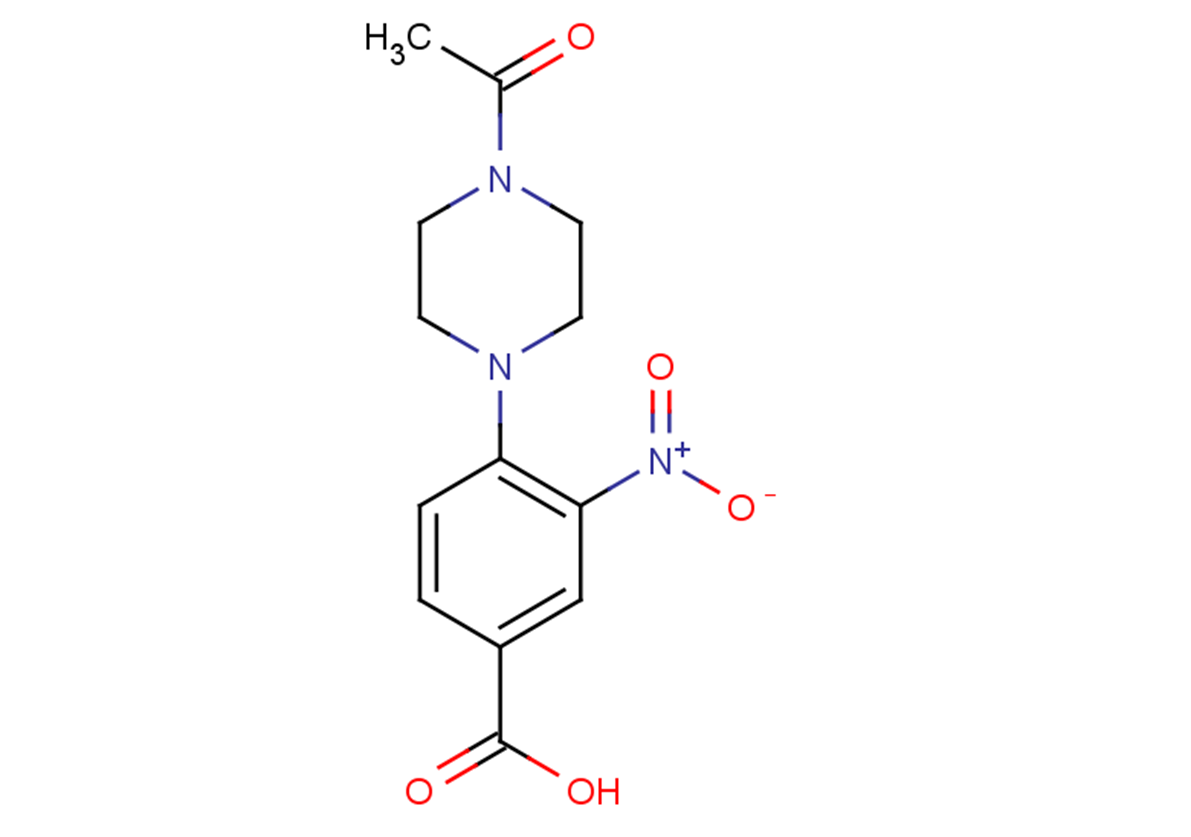 4-(4-acetylpiperazin-1-yl)-3-nitrobenzoic acid