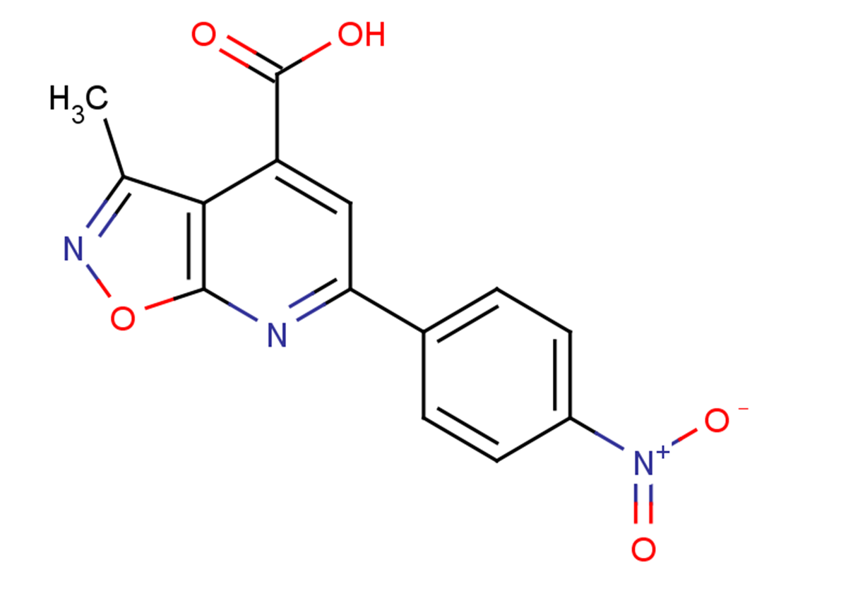 3-methyl-6-(4-nitrophenyl)-[1,2]oxazolo[5,4-b]pyridine-4-carboxylic acid
