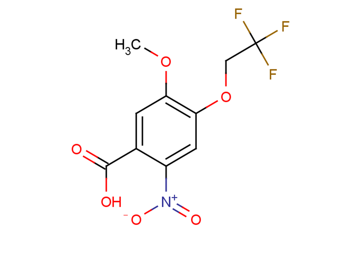 5-methoxy-2-nitro-4-(2,2,2-trifluoroethoxy)benzoic acid