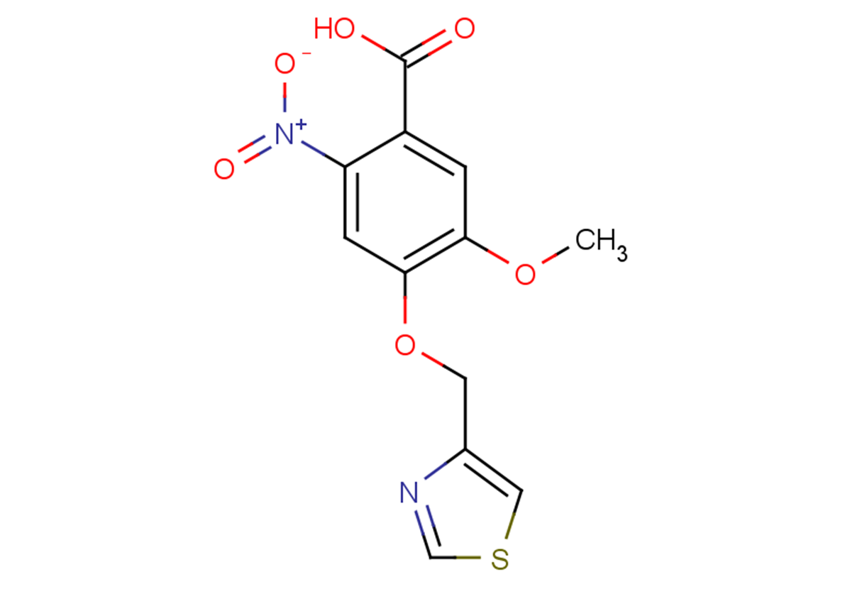5-methoxy-2-nitro-4-(1,3-thiazol-4-ylmethoxy)benzoic acid