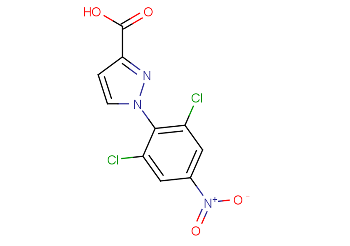1-(2,6-dichloro-4-nitrophenyl)-1H-pyrazole-3-carboxylic acid