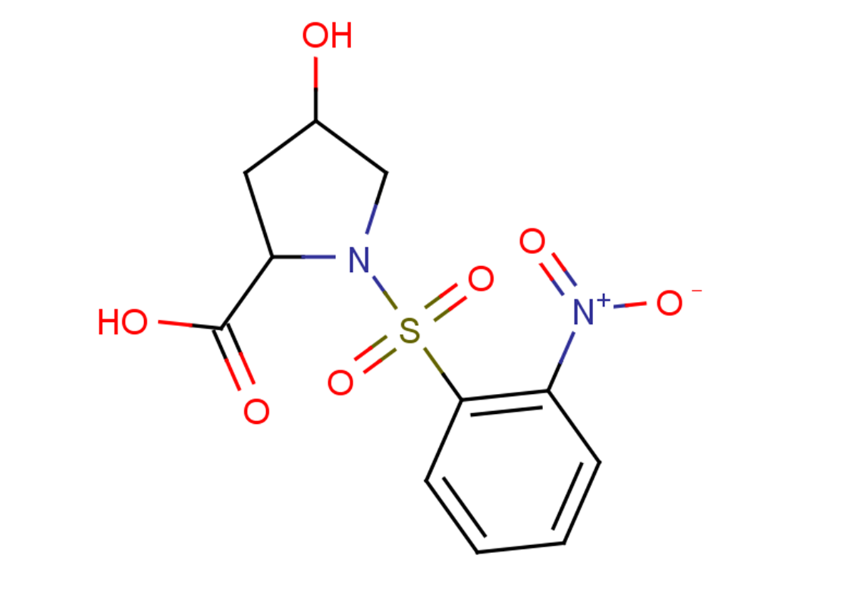 4-hydroxy-1-[(2-nitrobenzene)sulfonyl]pyrrolidine-2-carboxylic acid