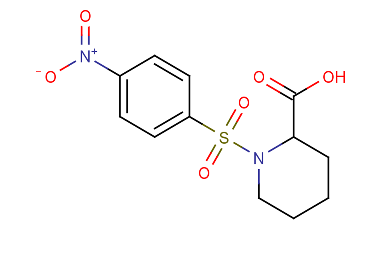 1-[(4-nitrobenzene)sulfonyl]piperidine-2-carboxylic acid