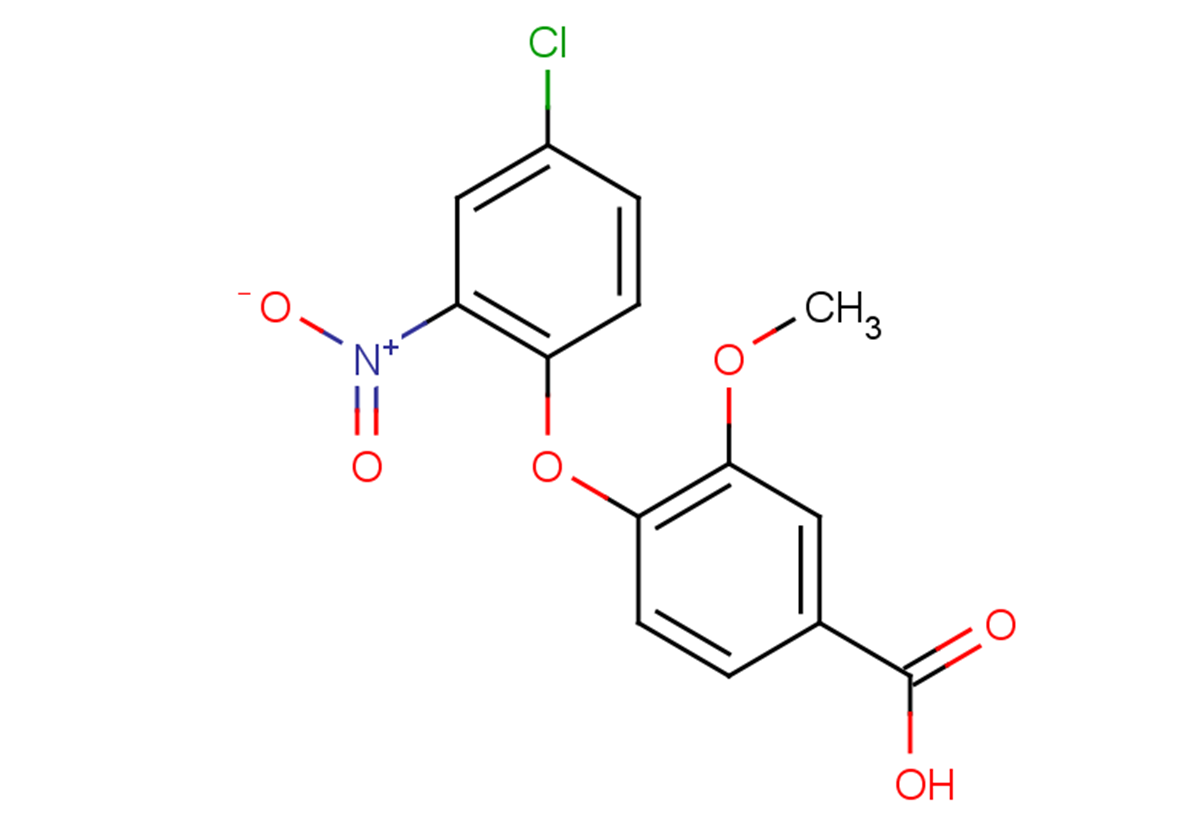 4-(4-chloro-2-nitrophenoxy)-3-methoxybenzoic acid