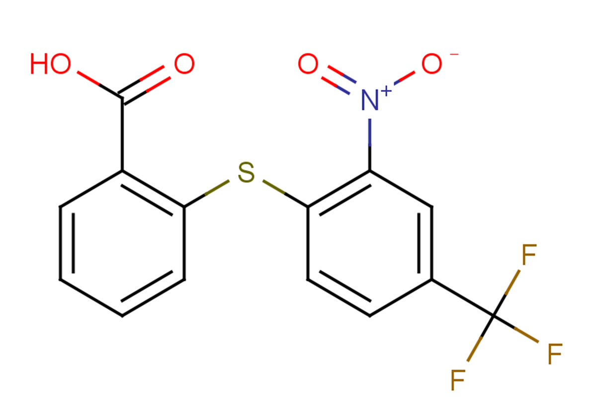 2-{[2-nitro-4-(trifluoromethyl)phenyl]sulfanyl}benzoic acid