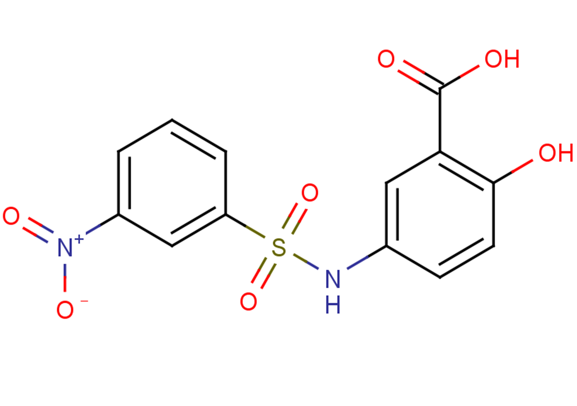 2-hydroxy-5-[(3-nitrobenzene)sulfonamido]benzoic acid
