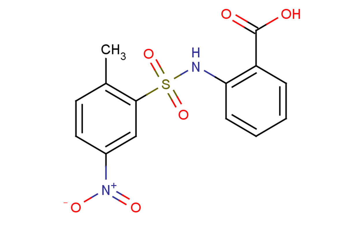2-[(2-methyl-5-nitrobenzene)sulfonamido]benzoic acid