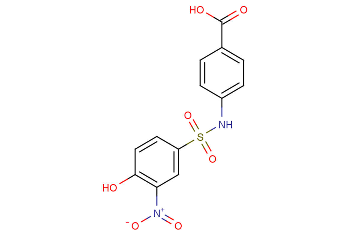 4-[(4-hydroxy-3-nitrobenzene)sulfonamido]benzoic acid