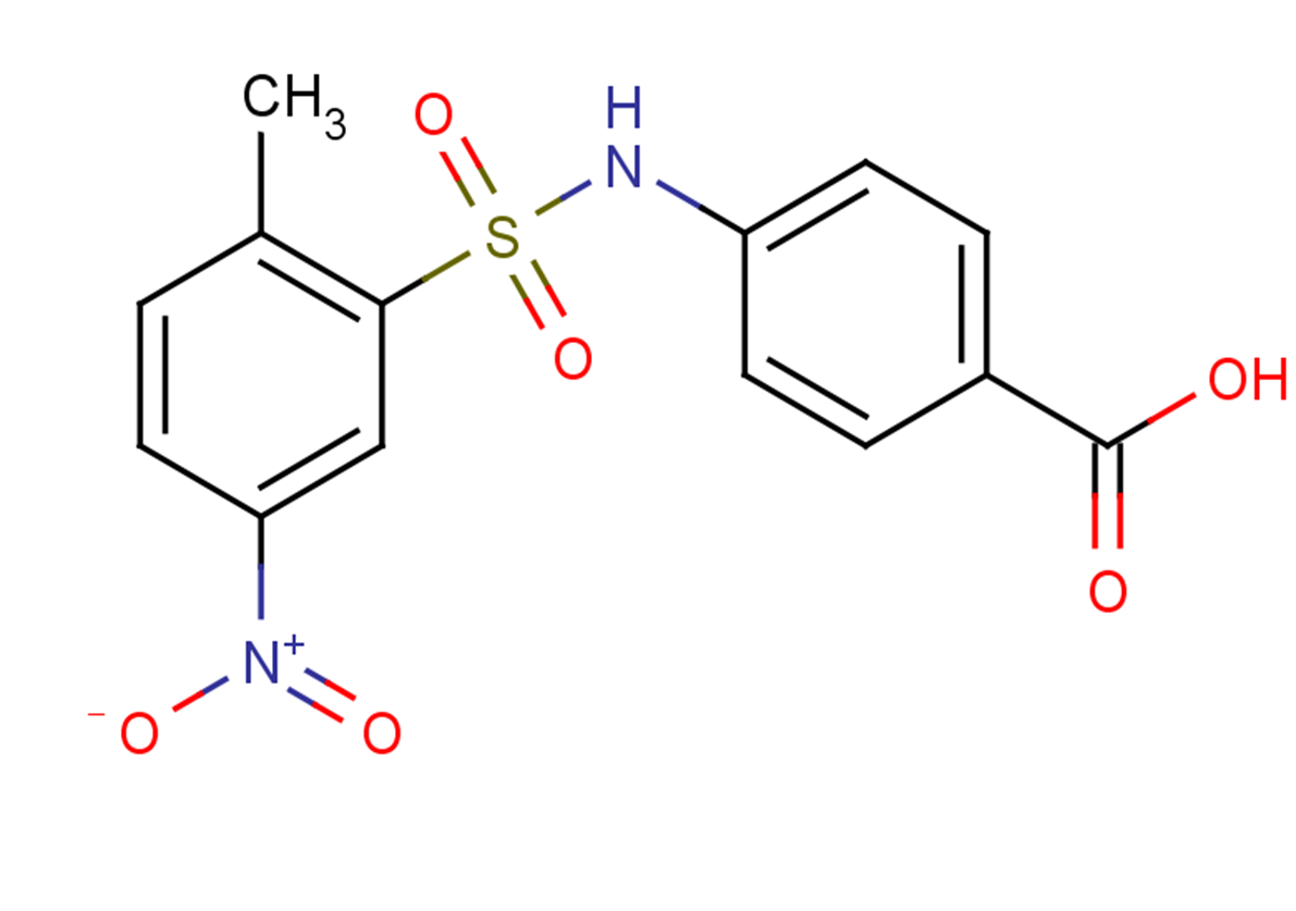 4-[(2-methyl-5-nitrobenzene)sulfonamido]benzoic acid