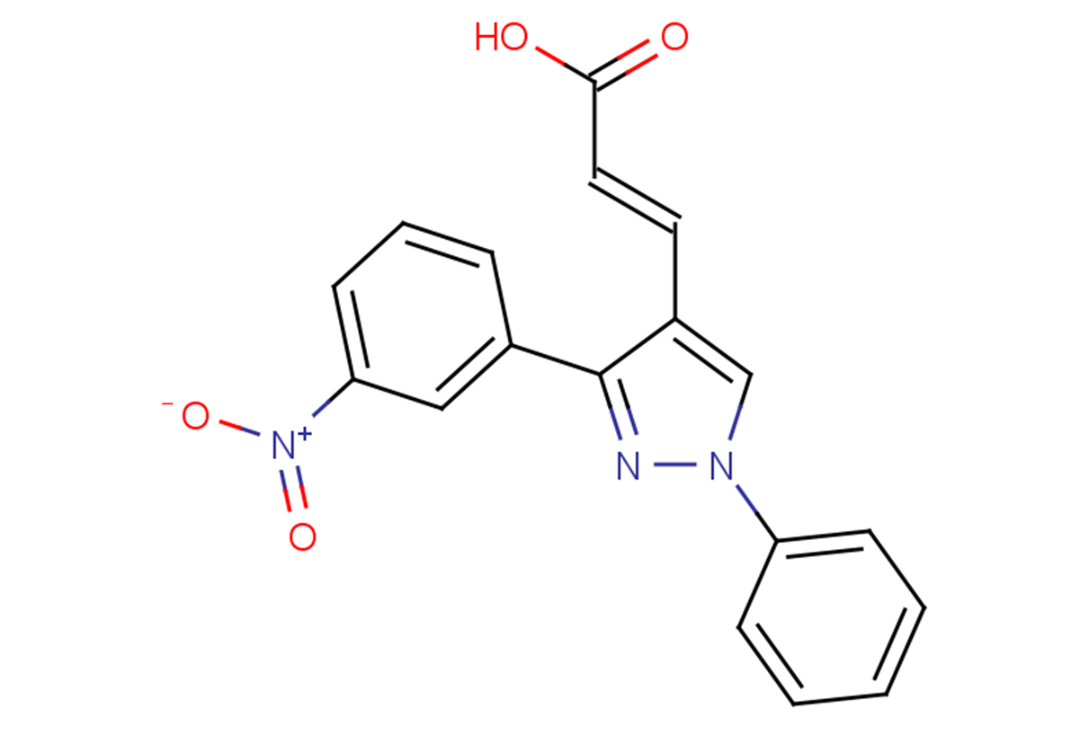 (2E)-3-[3-(3-nitrophenyl)-1-phenyl-1H-pyrazol-4-yl]prop-2-enoic acid