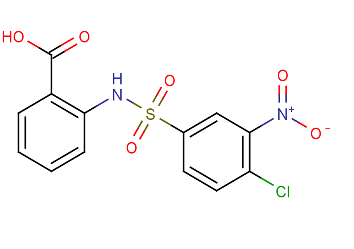 2-[(4-chloro-3-nitrobenzene)sulfonamido]benzoic acid