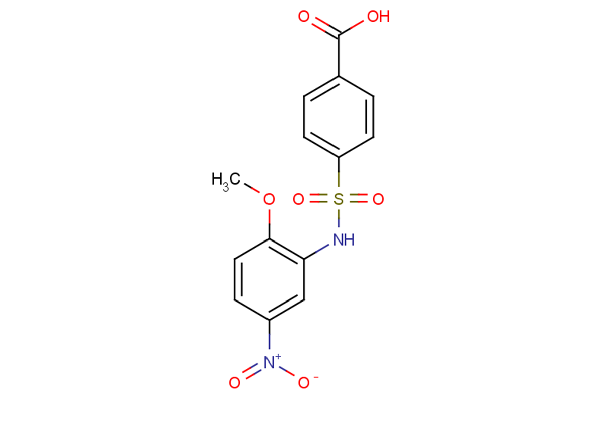 4-[(2-methoxy-5-nitrophenyl)sulfamoyl]benzoic acid