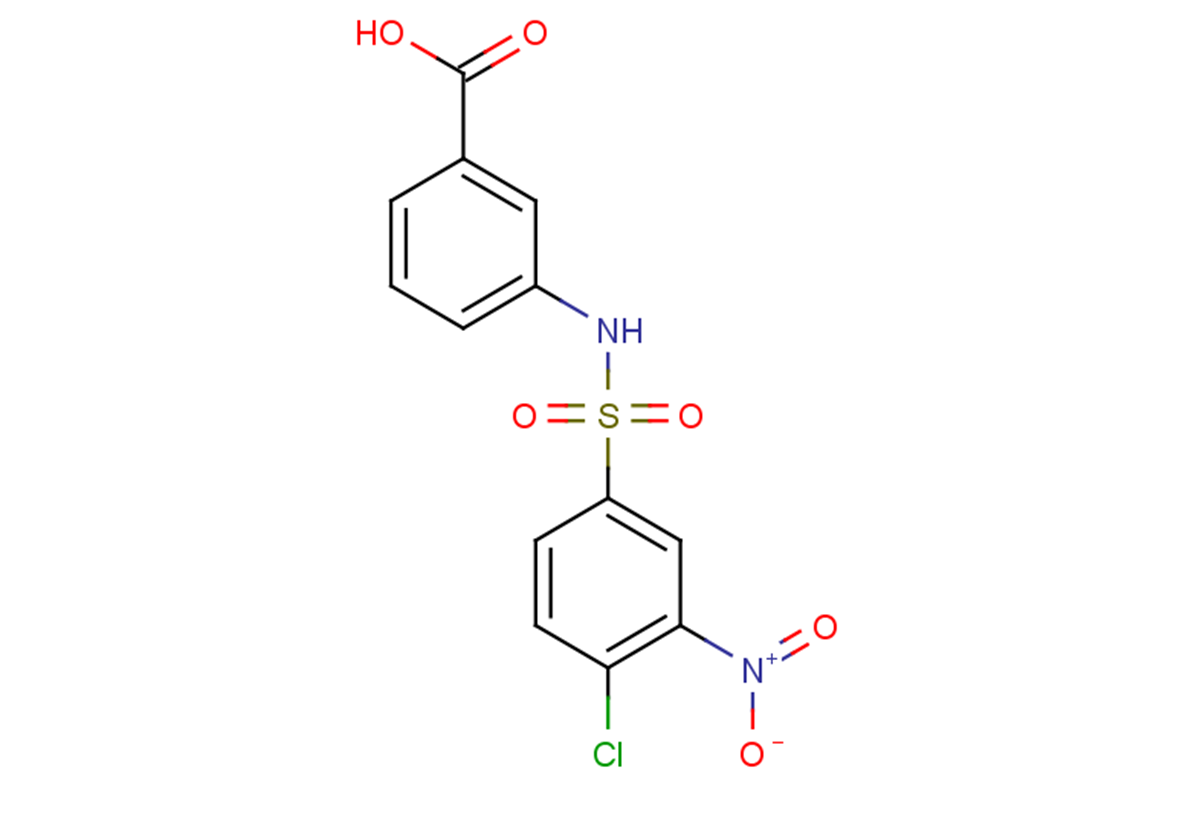 3-[(4-chloro-3-nitrobenzene)sulfonamido]benzoic acid