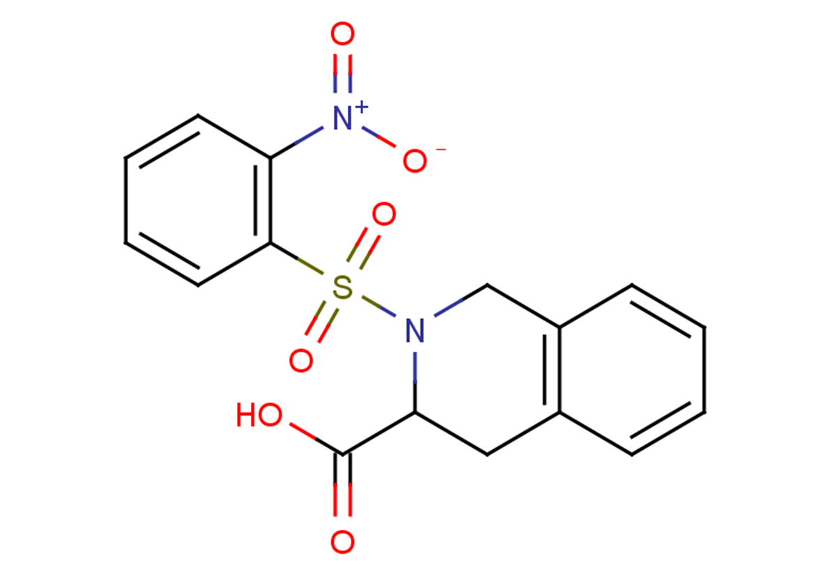 2-[(2-nitrobenzene)sulfonyl]-1,2,3,4-tetrahydroisoquinoline-3-carboxylic acid
