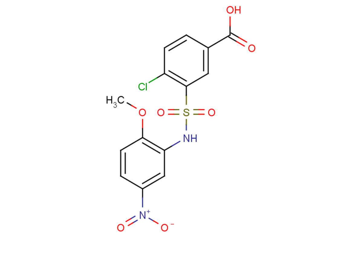 4-chloro-3-[(2-methoxy-5-nitrophenyl)sulfamoyl]benzoic acid