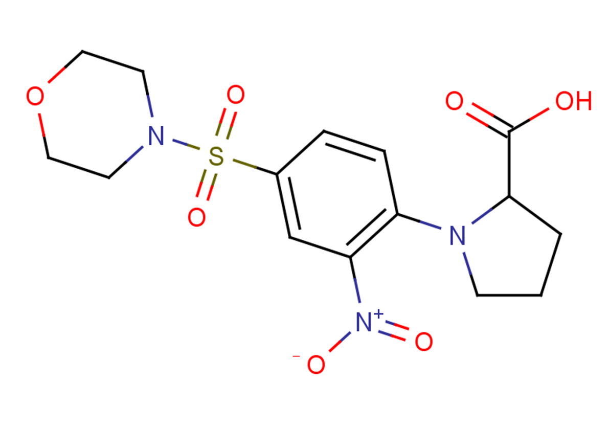 1-[4-(morpholine-4-sulfonyl)-2-nitrophenyl]pyrrolidine-2-carboxylic acid