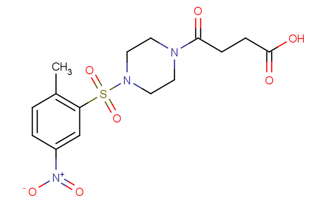 4-{4-[(2-methyl-5-nitrobenzene)sulfonyl]piperazin-1-yl}-4-oxobutanoic acid