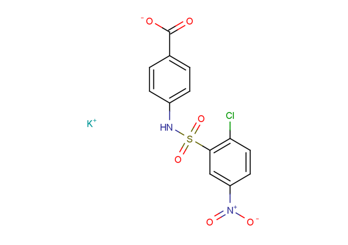 potassium 4-[(2-chloro-5-nitrobenzene)sulfonamido]benzoate