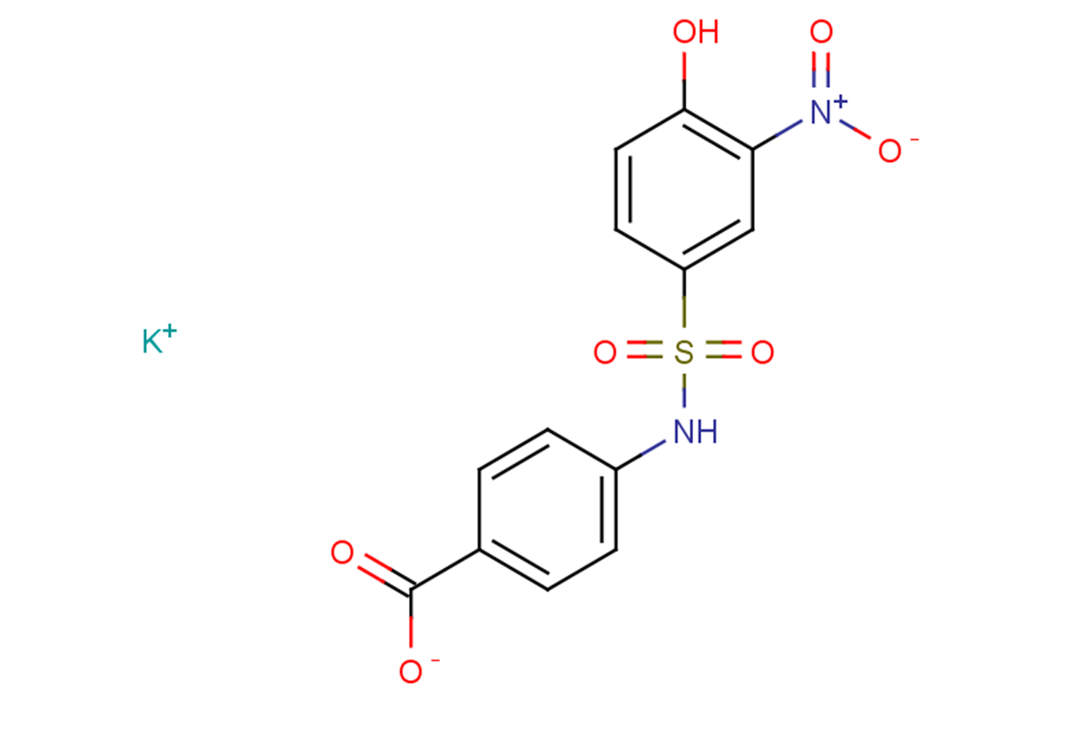 potassium 4-[(4-hydroxy-3-nitrobenzene)sulfonamido]benzoate
