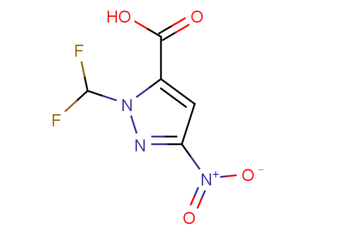 1-(difluoromethyl)-3-nitro-1H-pyrazole-5-carboxylic acid