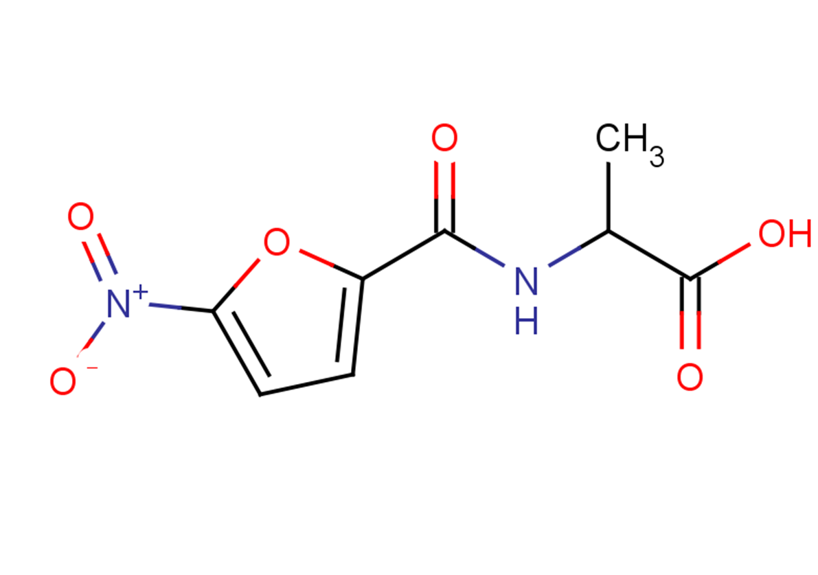 2-[(5-nitrofuran-2-yl)formamido]propanoic acid