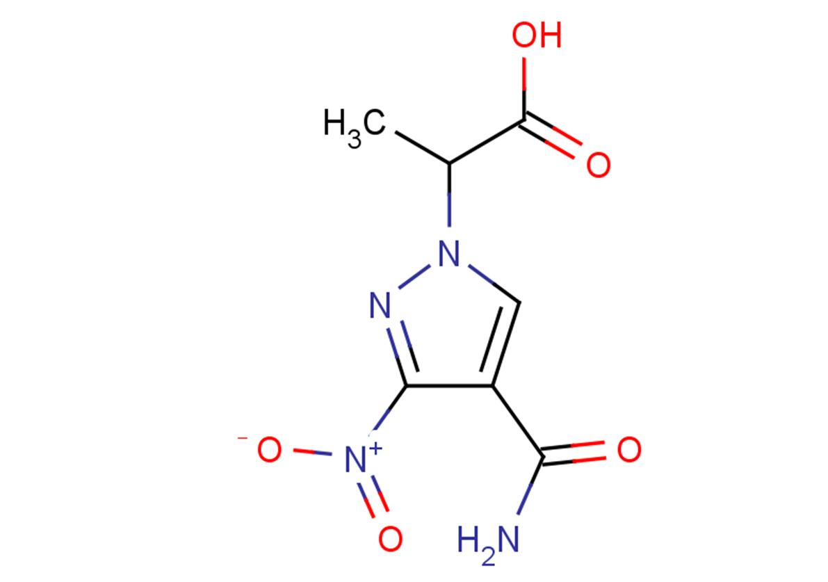 2-(4-carbamoyl-3-nitro-1H-pyrazol-1-yl)propanoic acid