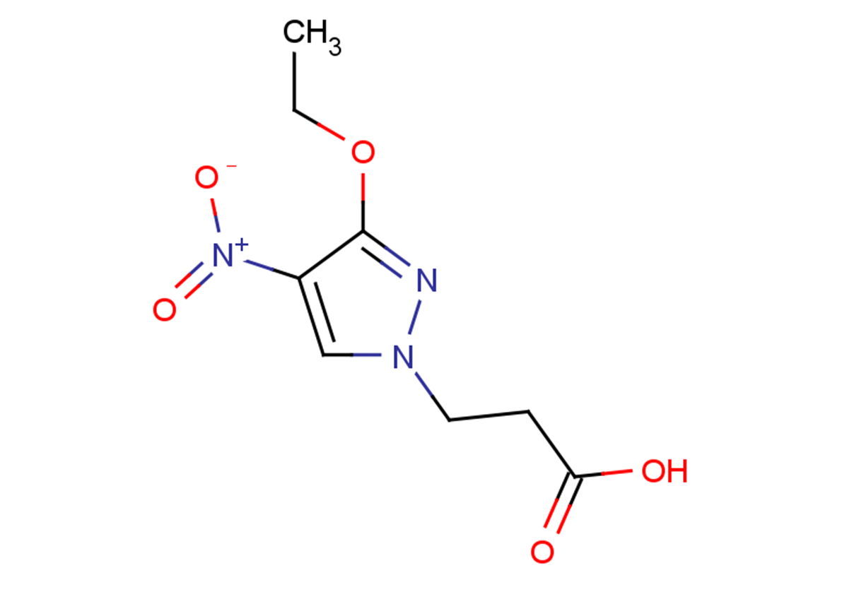 3-(3-ethoxy-4-nitro-1H-pyrazol-1-yl)propanoic acid