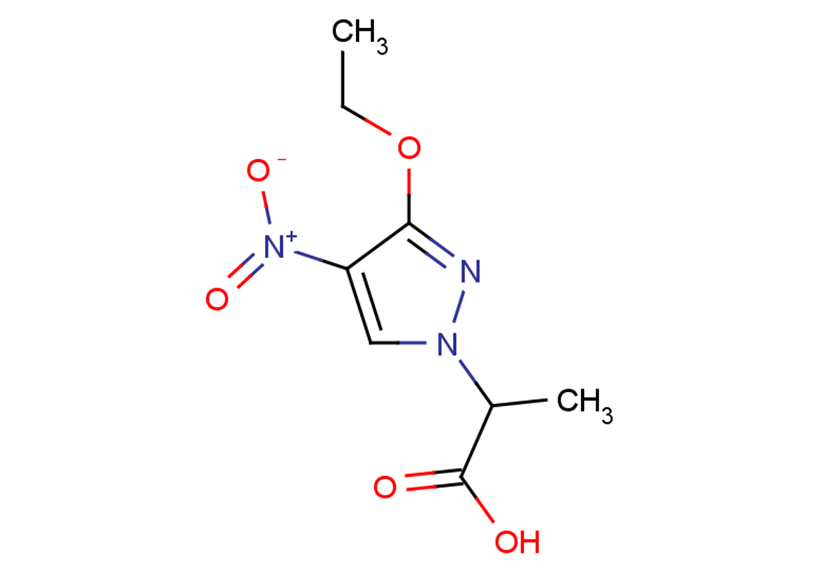2-(3-ethoxy-4-nitro-1H-pyrazol-1-yl)propanoic acid