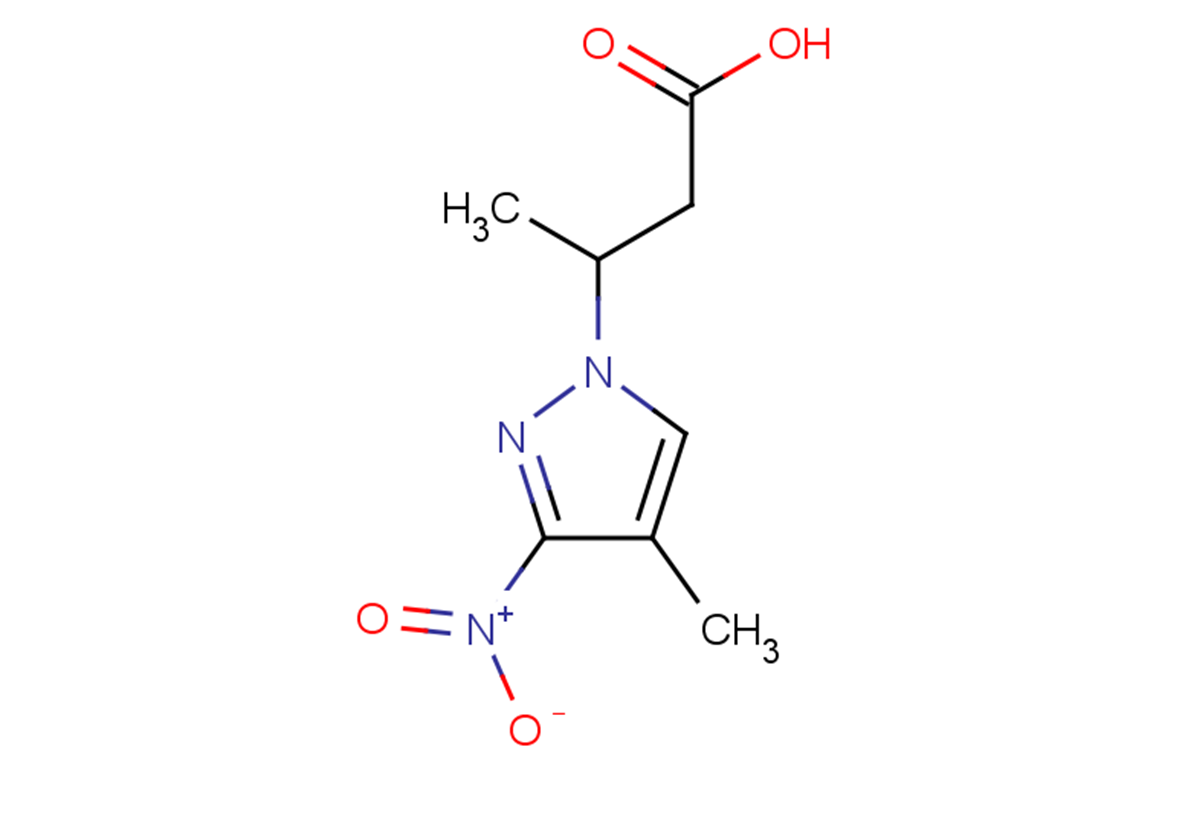3-(4-methyl-3-nitro-1H-pyrazol-1-yl)butanoic acid