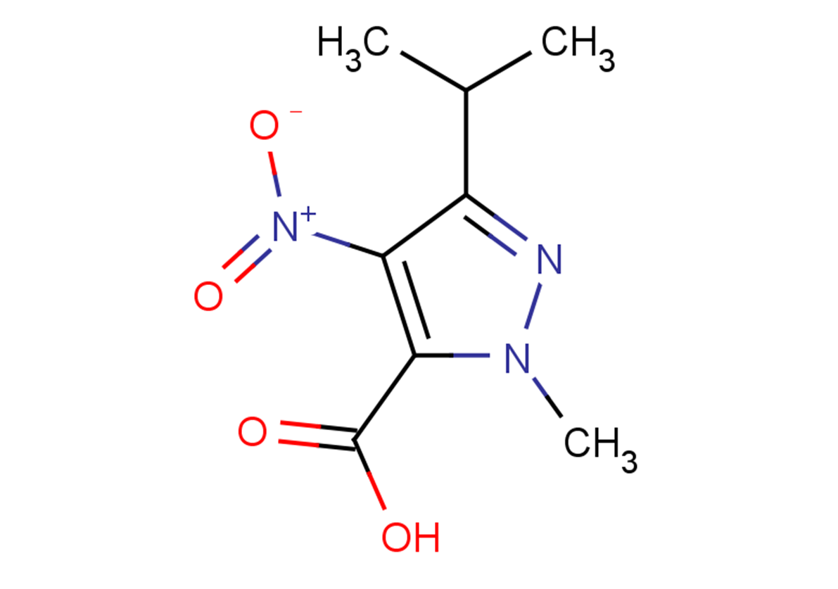 1-methyl-4-nitro-3-(propan-2-yl)-1H-pyrazole-5-carboxylic acid
