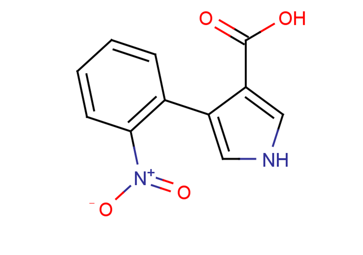 4-(2-nitrophenyl)-1H-pyrrole-3-carboxylic acid