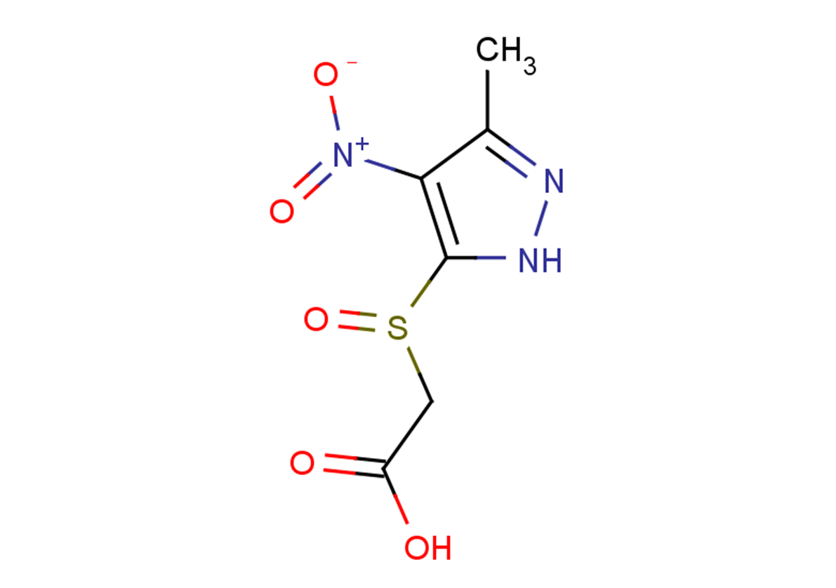 2-(3-methyl-4-nitro-1H-pyrazole-5-sulfinyl)acetic acid