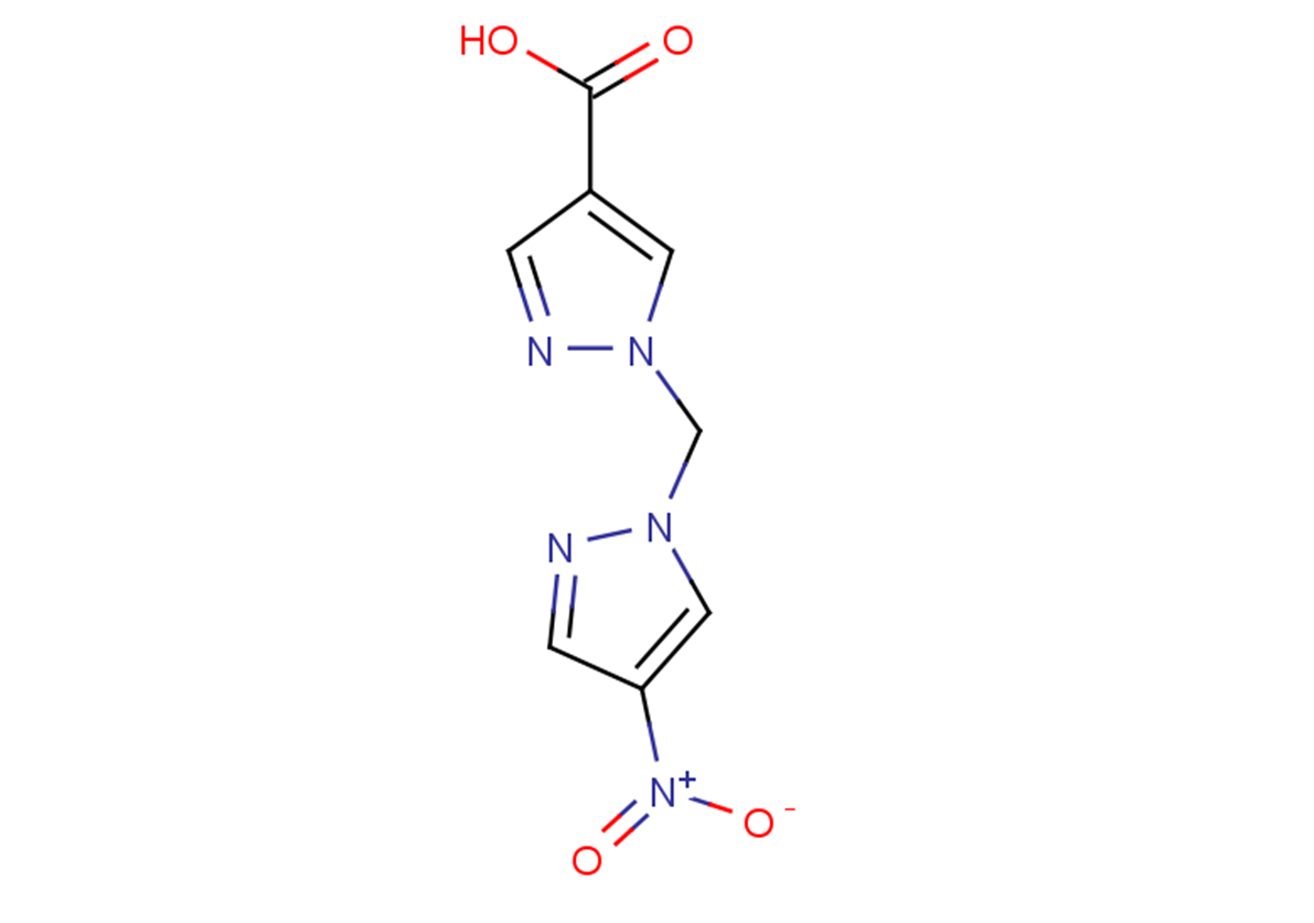 1-[(4-nitro-1H-pyrazol-1-yl)methyl]-1H-pyrazole-4-carboxylic acid