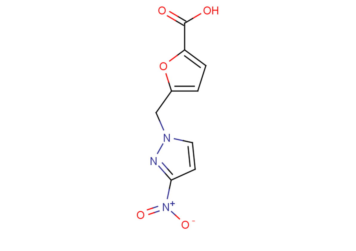 5-[(3-nitro-1H-pyrazol-1-yl)methyl]furan-2-carboxylic acid