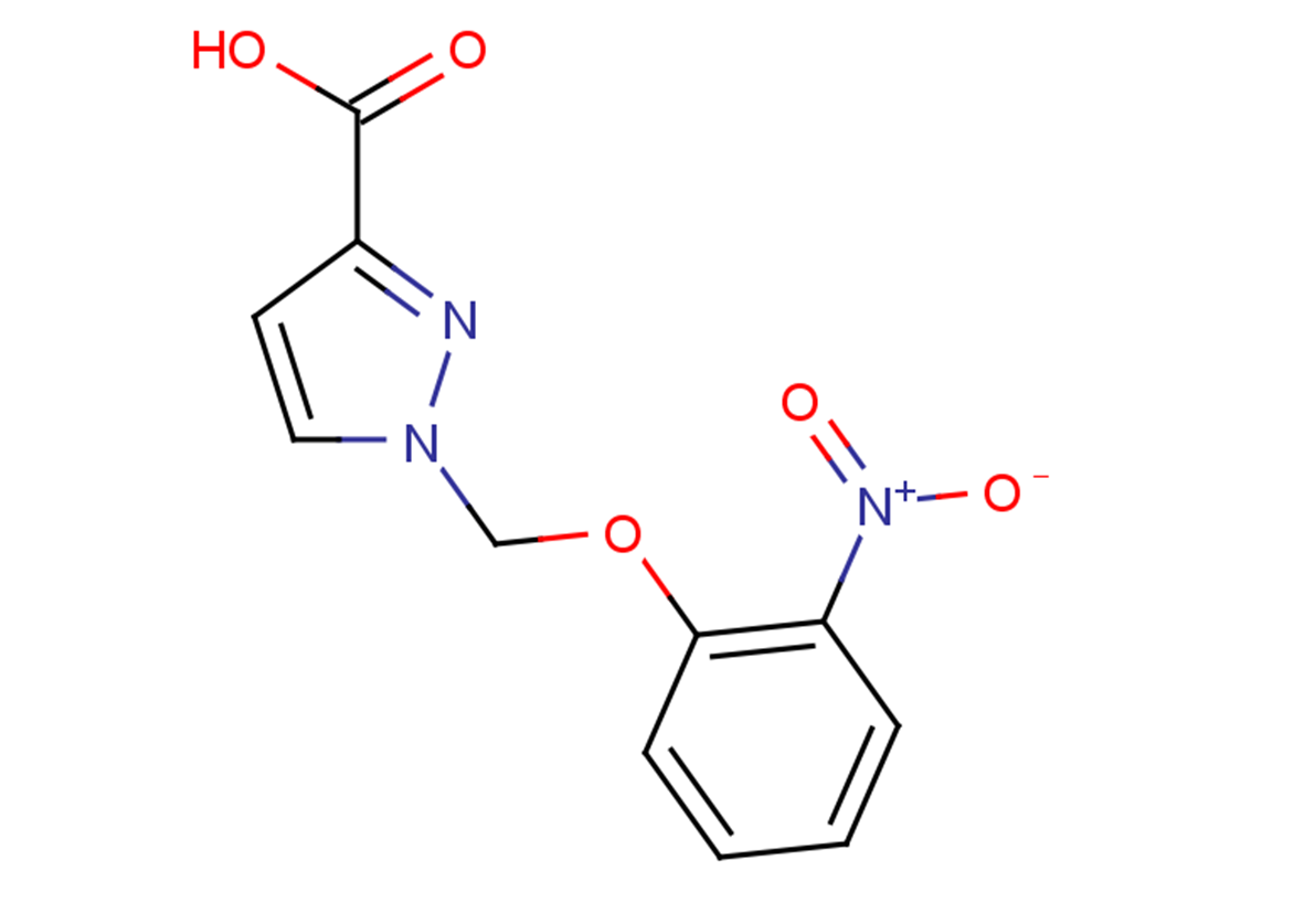 1-(2-nitrophenoxymethyl)-1H-pyrazole-3-carboxylic acid