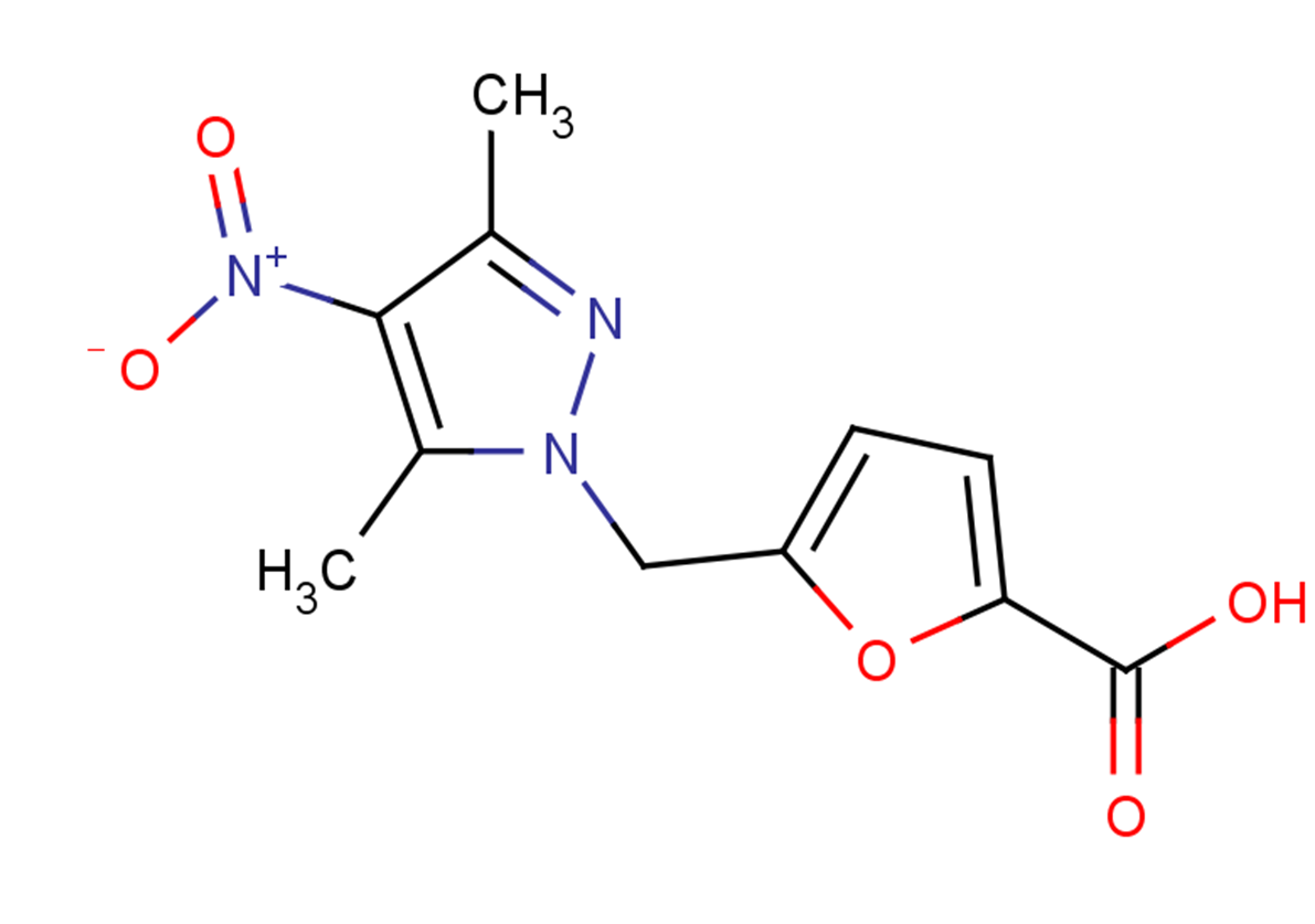 5-[(3,5-dimethyl-4-nitro-1H-pyrazol-1-yl)methyl]furan-2-carboxylic acid