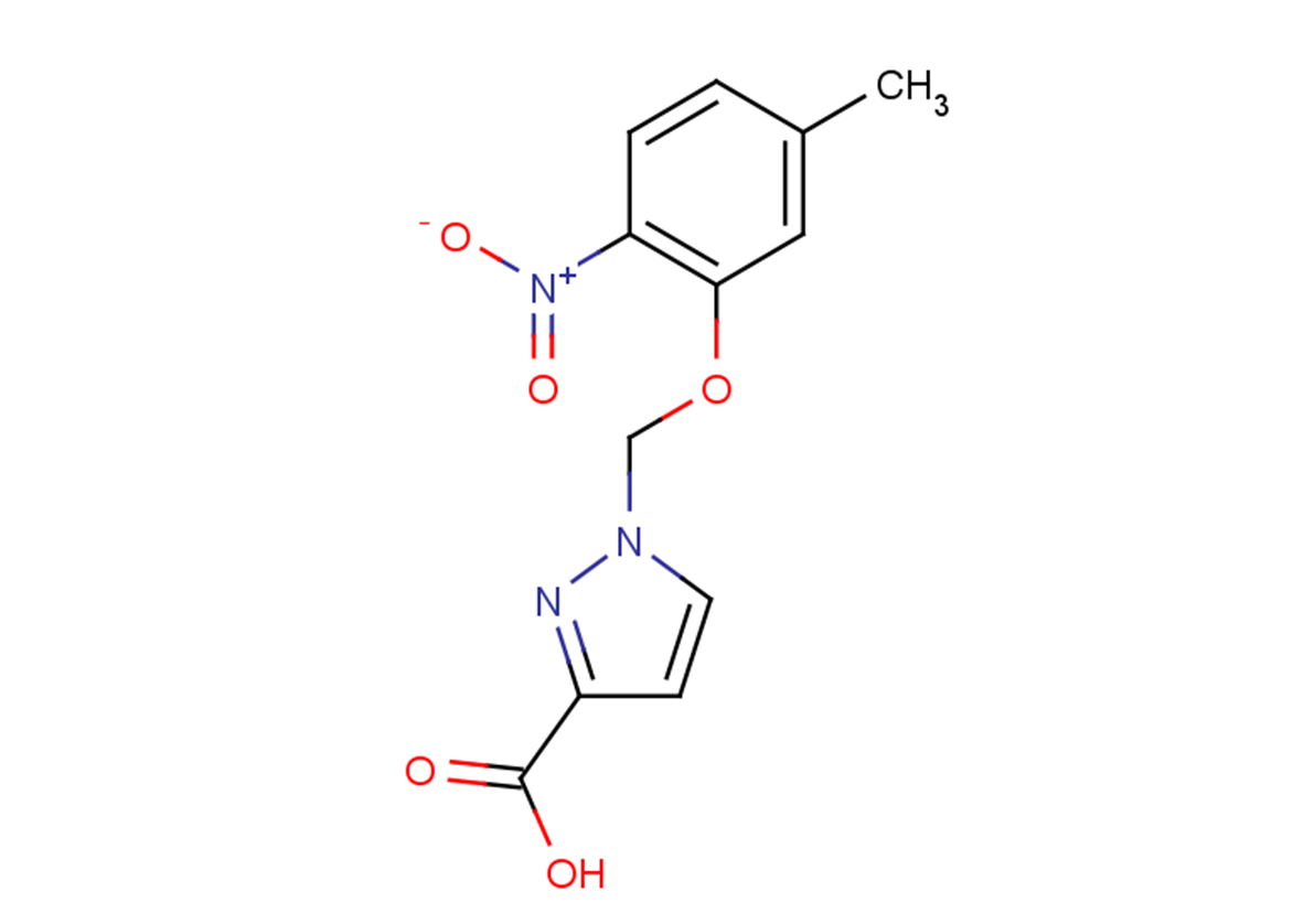 1-(5-methyl-2-nitrophenoxymethyl)-1H-pyrazole-3-carboxylic acid
