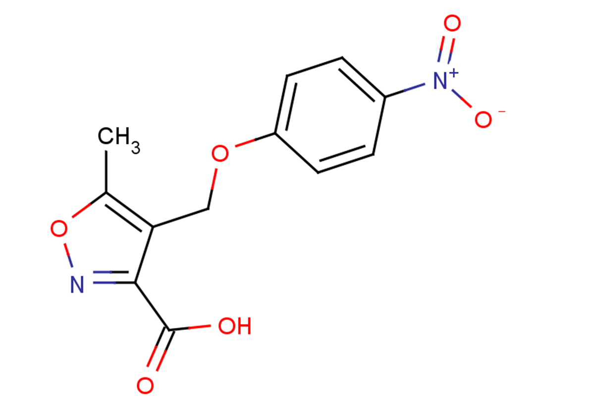 5-methyl-4-(4-nitrophenoxymethyl)-1,2-oxazole-3-carboxylic acid