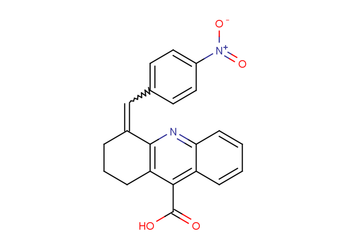 4-[(4-nitrophenyl)methylidene]-1,2,3,4-tetrahydroacridine-9-carboxylic acid