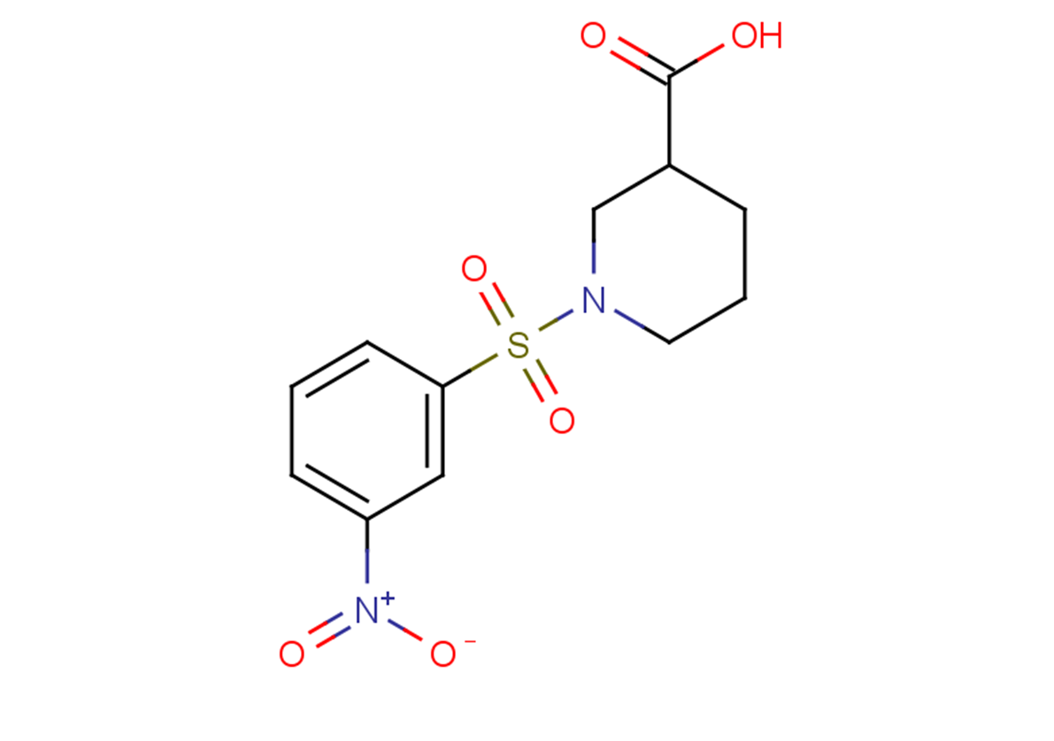 1-[(3-nitrobenzene)sulfonyl]piperidine-3-carboxylic acid