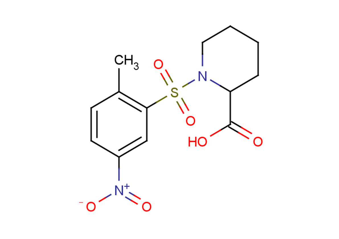 1-[(2-methyl-5-nitrobenzene)sulfonyl]piperidine-2-carboxylic acid