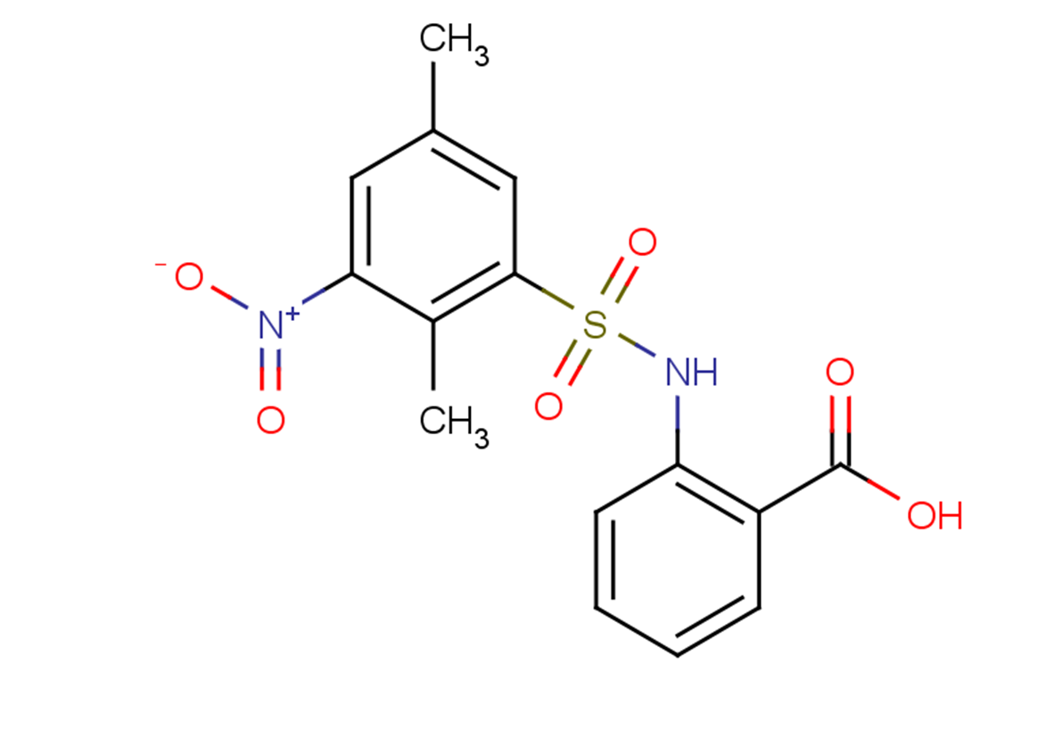 2-[(2,5-dimethyl-3-nitrobenzene)sulfonamido]benzoic acid