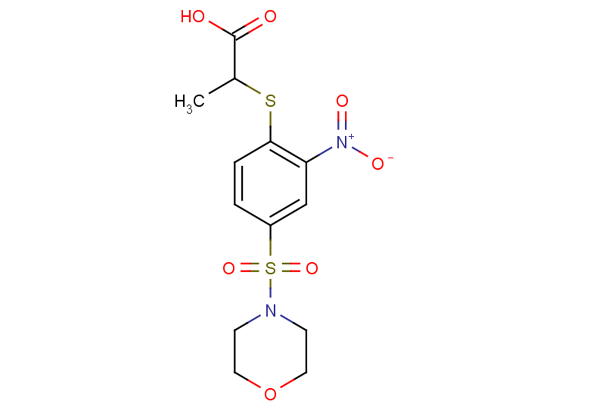 2-{[4-(morpholine-4-sulfonyl)-2-nitrophenyl]sulfanyl}propanoic acid