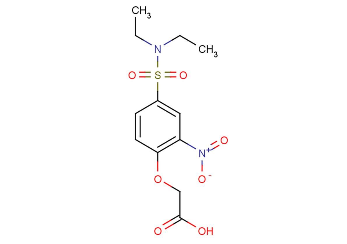2-[4-(diethylsulfamoyl)-2-nitrophenoxy]acetic acid