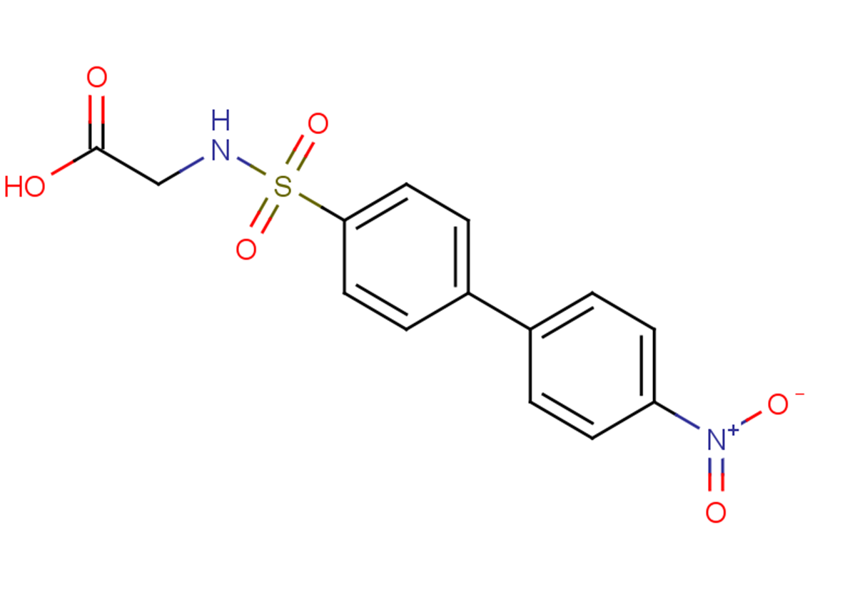 2-{[4-(4-nitrophenyl)benzene]sulfonamido}acetic acid