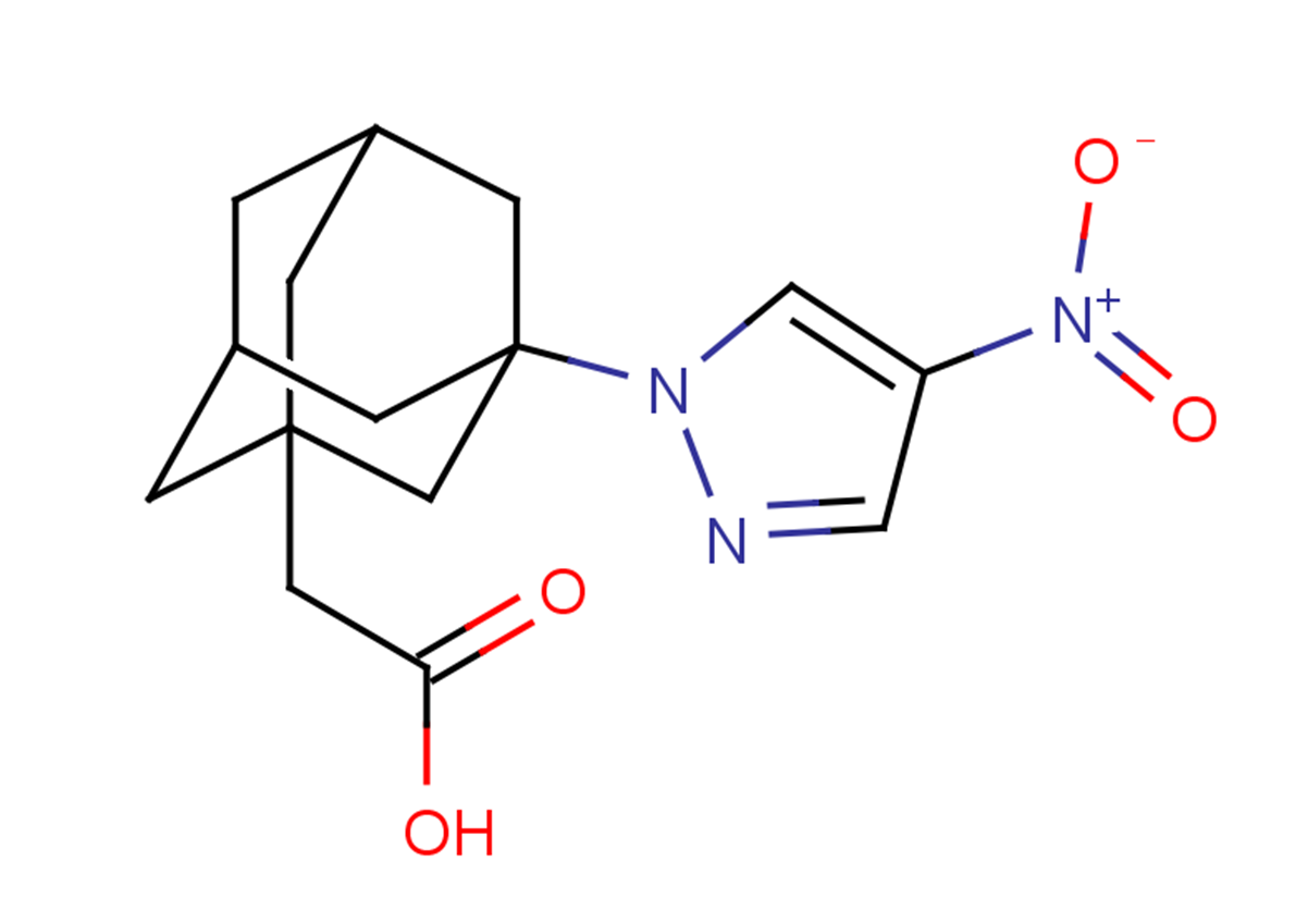 2-[3-(4-nitro-1H-pyrazol-1-yl)adamantan-1-yl]acetic acid